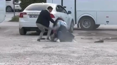 Bursa'da genç kızların kavgası kameraya yansıdı